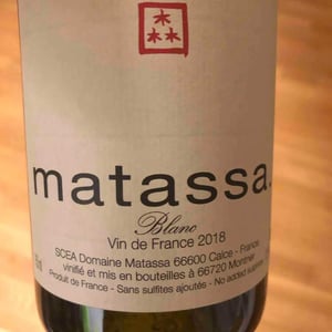 Domaine Matassa - Tom Lubbe - Matassa Blanc