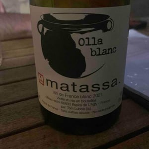 Domaine Matassa - Tom Lubbe - Matassa Blanc