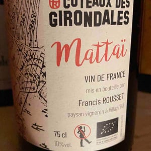 Mattaï - Coteaux des Girondales - francis-rousset