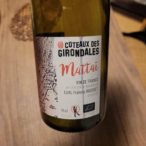 Mattaï - Coteaux des Girondales - Francis Rousset 