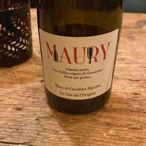 Maury - Clot de l'Origine - Marc & Caroline Barriot 