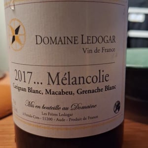 Mélancolie - Domaine Ledogar - xavier-mathieu-benoit-ledogar