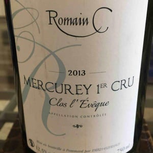 Mercurey 1er Cru "Clos l’Eveque" ( X Oenoconnexion - Romain C label) - Chapuis & Chapuis - romain-jean-guillaume-chapuis