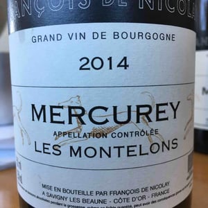 Mercurey "Les Montelons" - Maison François de Nicolay - François de Nicolay 