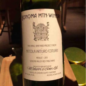 Merlot - Sonoma Mtn Winery - Nic Coturri & Dan Marioni 