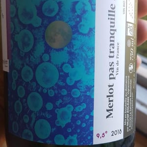 Merlot Pas Tranquille ! 2018