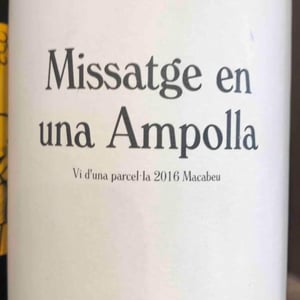 Vinya Oculta - Amós Bañeres - Missatge en una Ampolla