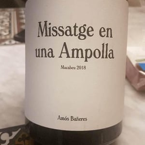 Vinya Oculta - Amós Bañeres - Missatge en una Ampolla
