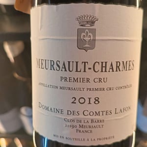meursault-charmes - Domaine Héritiers du Comte Lafon - Famille Lafon -2018