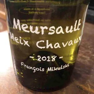 Meursault Meix Chavaux - Domaine Mikulski - Marie-Pierre et François Mikulski 