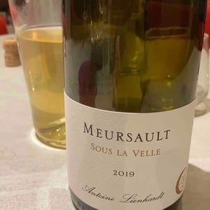 Meursault "Sous La Velle" - Antoine Lienhardt - Antoine Lienhardt 