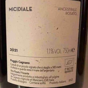 Micidiale Rosato - Poggio Cagnano - Alessandro Gobetti -2021