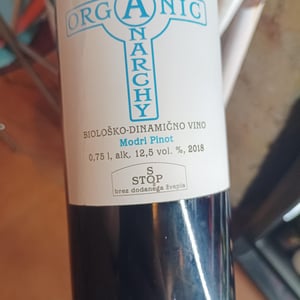 Modri Pinot - Organic Anarchy - aci-urbajs