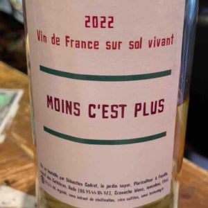 Moins c'est Plus - Le Jardin Super - sebastien-godret -2022