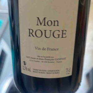 Domaine Ganevat - Anne & Jean-François Ganevat - Mon Rouge