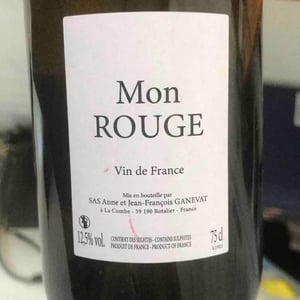 Mon Rouge - Domaine Ganevat - anne-jean-francois-ganevat