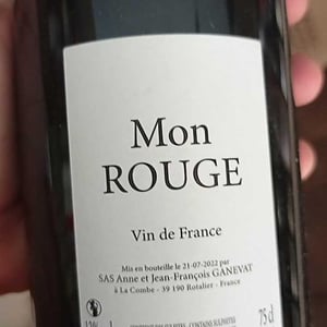 Mon Rouge - Domaine Ganevat - anne-jean-francois-ganevat