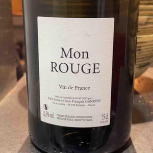 Mon Rouge - Domaine Ganevat - anne-jean-francois-ganevat