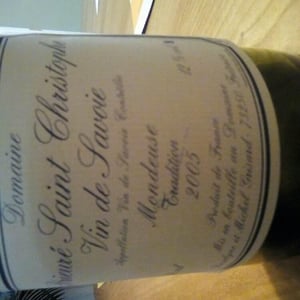 Mondeuse Tradition - Vin de Savoie - Domaine Prieuré Saint-Christophe - roselyne-michel-grisard-retired