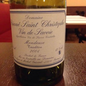 Domaine Prieuré Saint-Christophe - Roselyne & Michel Grisard (Retired) - Mondeuse Tradition - Vin de Savoie