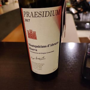 Montepulciano d’Abruzzo Riserva DOC - Praesidium - Enzo, Lucia, Antonia et Ottaviano Pasquale 
