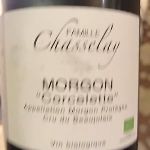 Morgon "Corcelette" - Domaine Chasselay - claire-fabien-chasselay