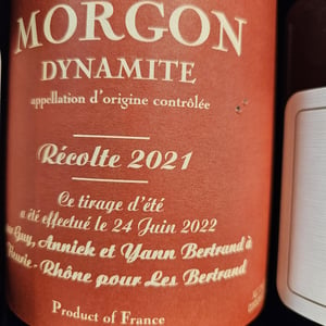 Morgon Dynamite - Les Bertrand - guy-annick-yann-bertrand