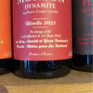 Morgon Dynamite - Les Bertrand - guy-annick-yann-bertrand