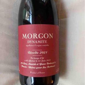 Morgon Dynamite - Les Bertrand - guy-annick-yann-bertrand