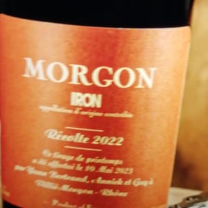Morgon Iron - Les Bertrand - Guy, Annick & Yann Bertrand -2022