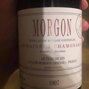 Domaine Chamonard - Jean-Claude, Jeanne & Geneviève Chanudet - Morgon Le Clos de Lys