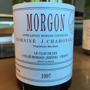 Morgon Le Clos de Lys - Domaine Chamonard - jean-claude-jeanne-genevieve-chanudet