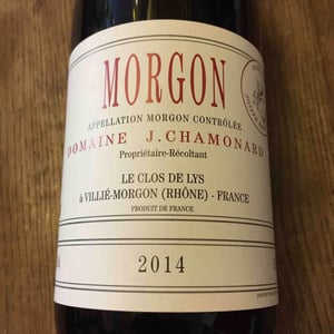 Morgon Le Clos de Lys - Domaine Chamonard - jean-claude-jeanne-genevieve-chanudet