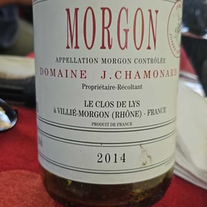 Morgon Le Clos de Lys - Domaine Chamonard - jean-claude-jeanne-genevieve-chanudet