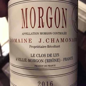 Morgon Le Clos de Lys - Domaine Chamonard - jean-claude-jeanne-genevieve-chanudet
