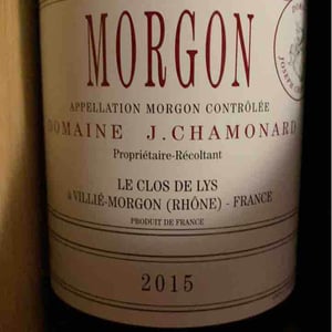 Morgon Le Clos de Lys - Domaine Chamonard - jean-claude-jeanne-genevieve-chanudet