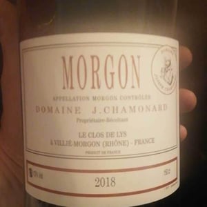 Morgon Le Clos de Lys - Domaine Chamonard - jean-claude-jeanne-genevieve-chanudet
