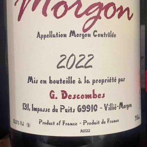 Morgon - Georges Descombes - georges-descombes