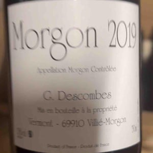 Morgon Vieilles Vignes - Georges Descombes - Georges Descombes 