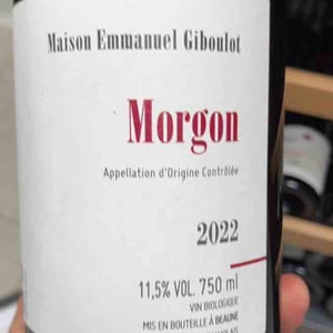 Morgon - Domaine Emmanuel Giboulot - emmanuel-giboulot