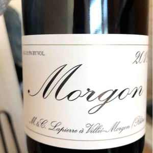 Morgon - Domaine Marcel Lapierre - mathieu-camille-lapierre