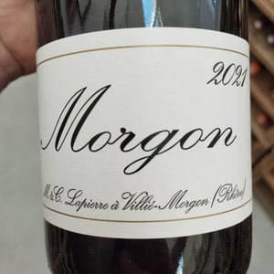 Morgon - Domaine Marcel Lapierre - mathieu-camille-lapierre