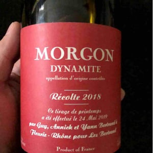 Morgon Dynamite - Les Bertrand - guy-annick-yann-bertrand
