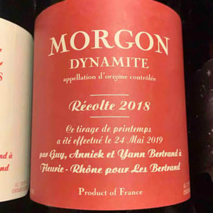Morgon Dynamite - Les Bertrand - guy-annick-yann-bertrand