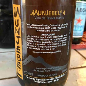 Azienda Agricola Frank Cornelissen - Frank Cornelissen - MunJebel Bianco "Classico"