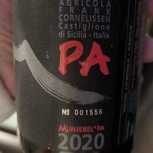 MunJebel Rosso CD (contrada Calderara sottana) - Azienda Agricola Frank Cornelissen - Frank Cornelissen 