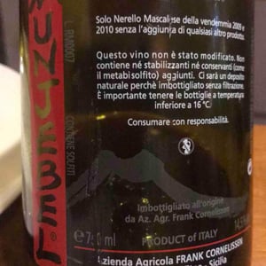MunJebel Rosso - Azienda Agricola Frank Cornelissen - frank-cornelissen