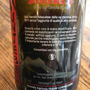 MunJebel Rosso - Azienda Agricola Frank Cornelissen - frank-cornelissen