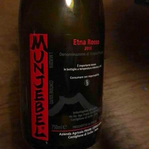 Azienda Agricola Frank Cornelissen - Frank Cornelissen - MunJebel Rosso
