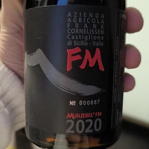 MunJebel Rosso FM (contrada Feudo di Mezzo – sottana) - Azienda Agricola Frank Cornelissen - Frank Cornelissen 